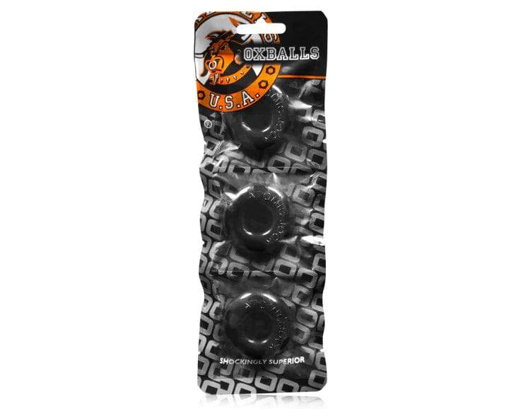 Oxballs Ringer 3-Pack Cockring - Petit Noir