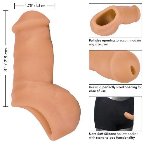 Calexotics Packer Gear Ultra-Soft Silicone STP  3"- Tan