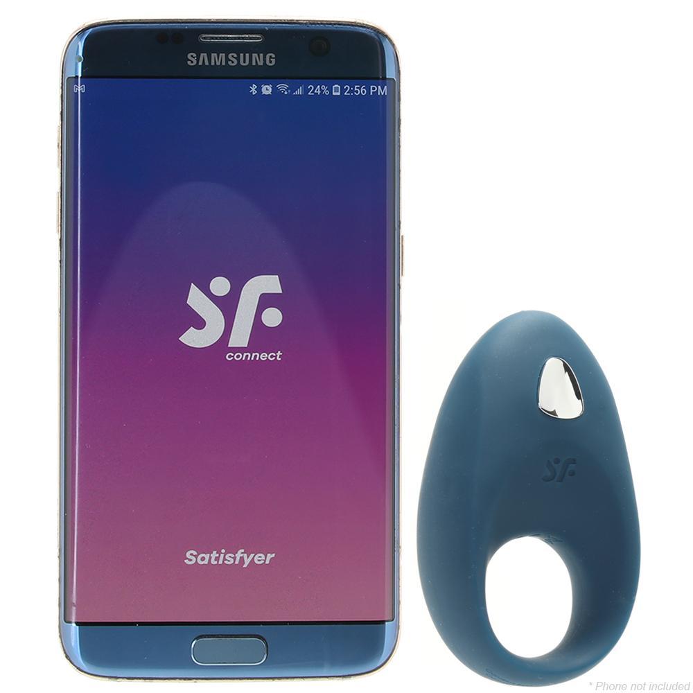 Satisfyer Mighty One Ring Vibe en bleu 