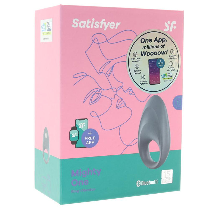 Satisfyer Mighty One Ring Vibe in Blue