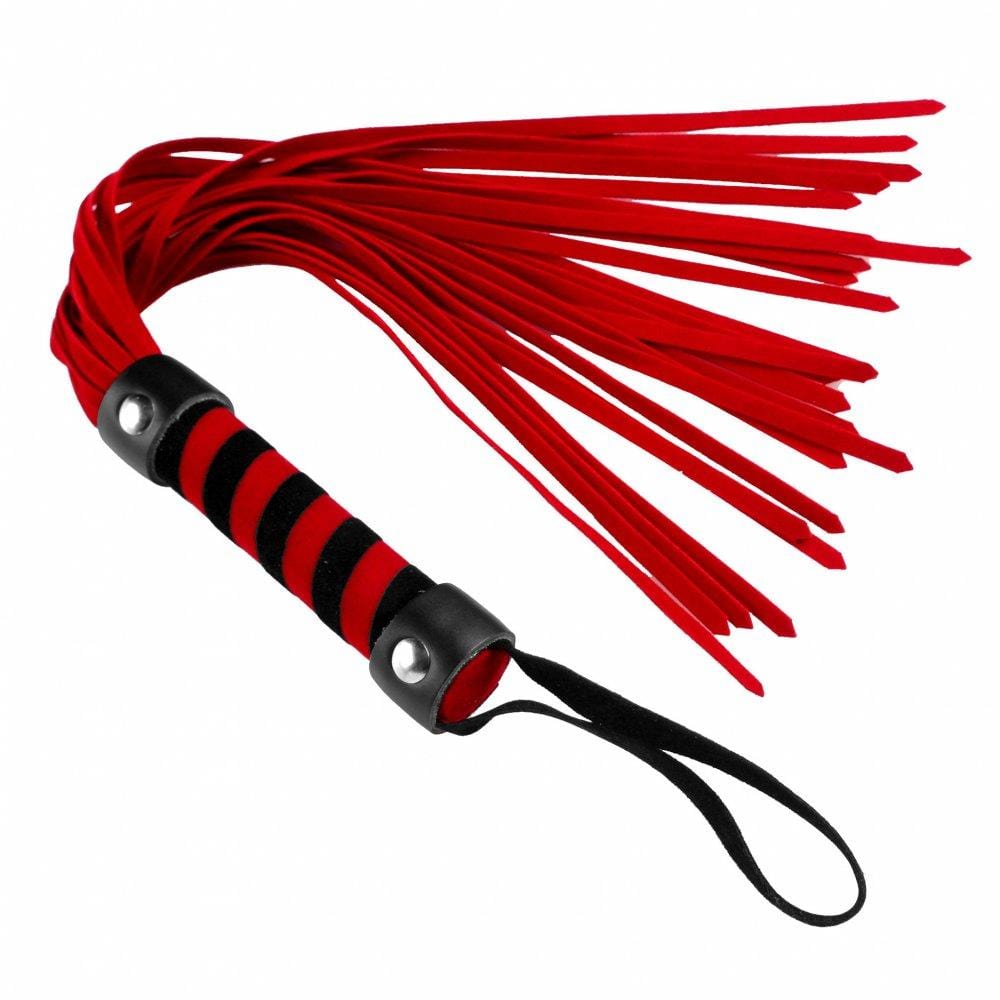 Frisky Short Suede Flogger - Rouge