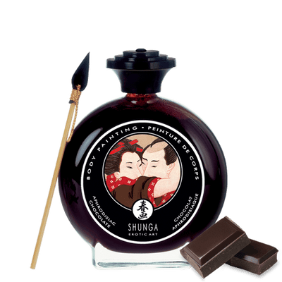 Shunga Edible Body Paint Aphrodisiac Chocolate - Wicked Wanda's Inc.