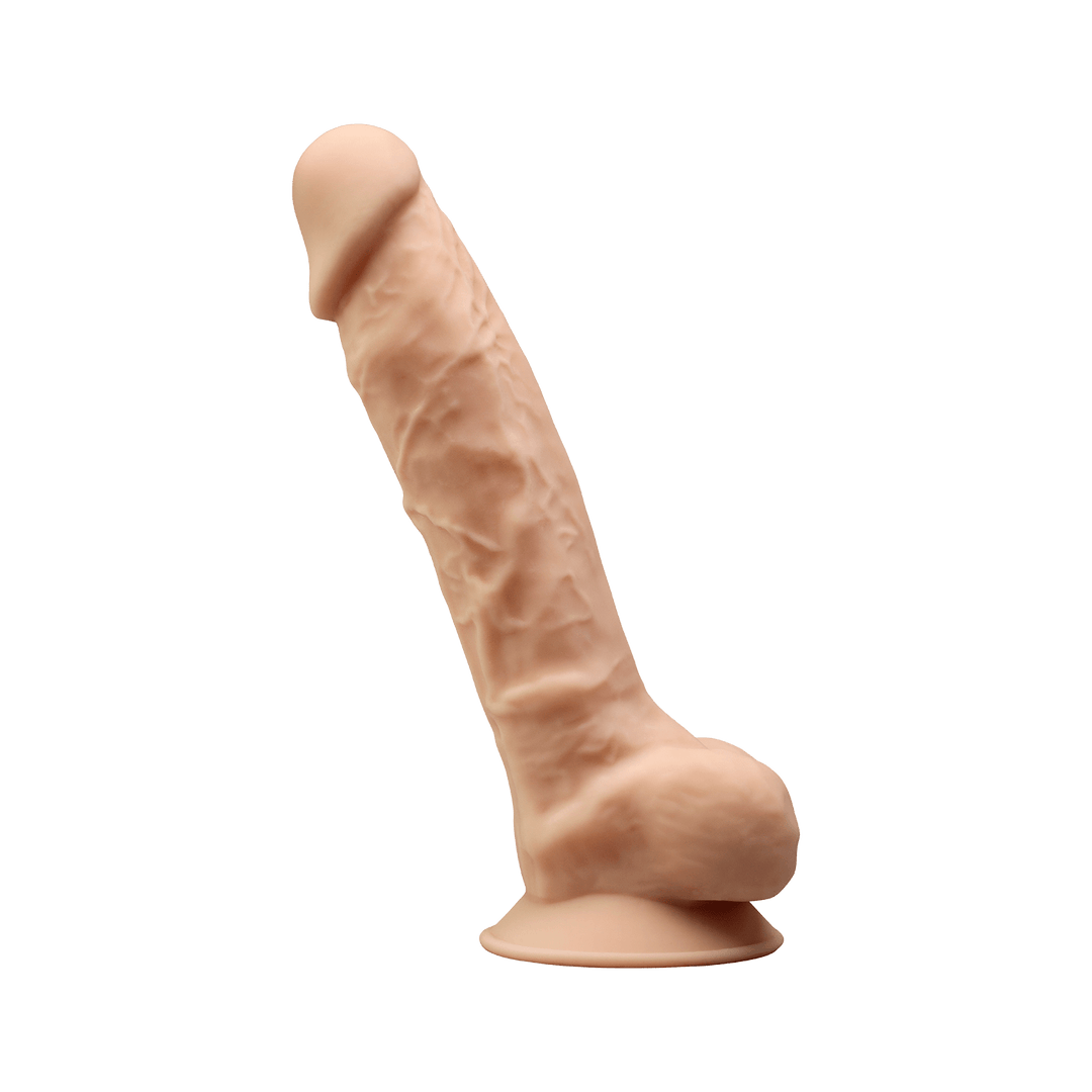 Silexd 8 "inch Model 1 - Flesh ,Thermo Reactive Premium Silicone Memory