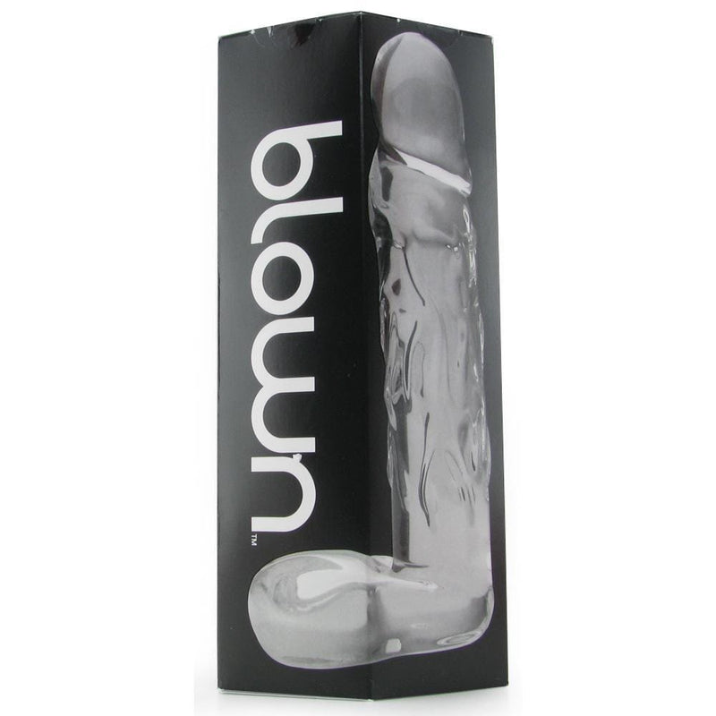 Spartacus Blown Large Realistic Glass Dildo in Clear
