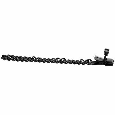Spartacus Broad Tip Clamp with Black Link Chain