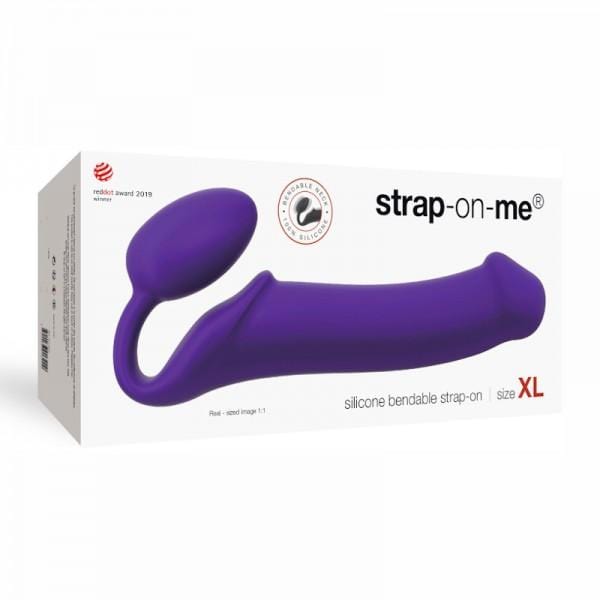 Strap-on-me - Semi-Realistic Bendable Strap-On - X-Large - Purple