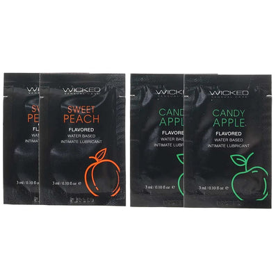 Wicked Sensual Care Teasers Fresh Fruit Lube Sampler