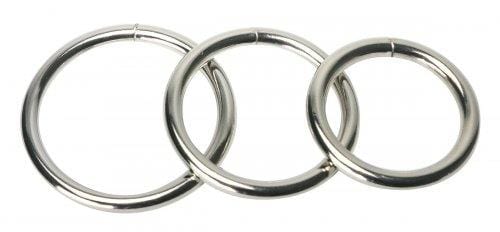 XR Brands Master Series Trine Steel C-Ring Collection