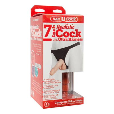 Ultra Harness 2 with 7" Realistic Cock