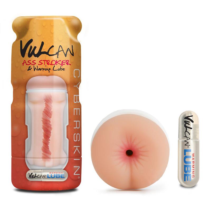 Vulcan Ass Stroker avec lubrifiant chauffant