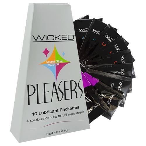Wicked Pleasers 10 Lubricant Packettes