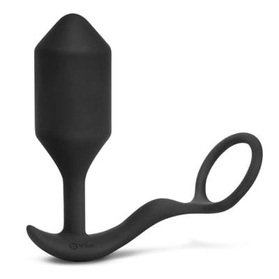 b-Vibe - Vibrating Snug Plug & Tug XL - Black