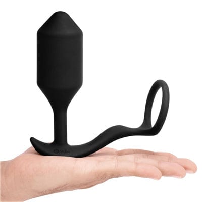 b-Vibe - Vibrating Snug Plug & Tug XL - Black