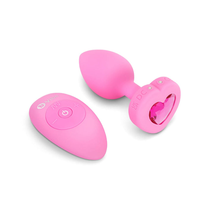 B-Vibe - Vibrating Heart Jewel Plug