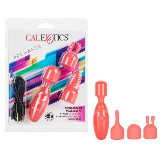 Calexotics Rechargeable Travel-Ready Massager Kit - Wicked Wanda's Inc.