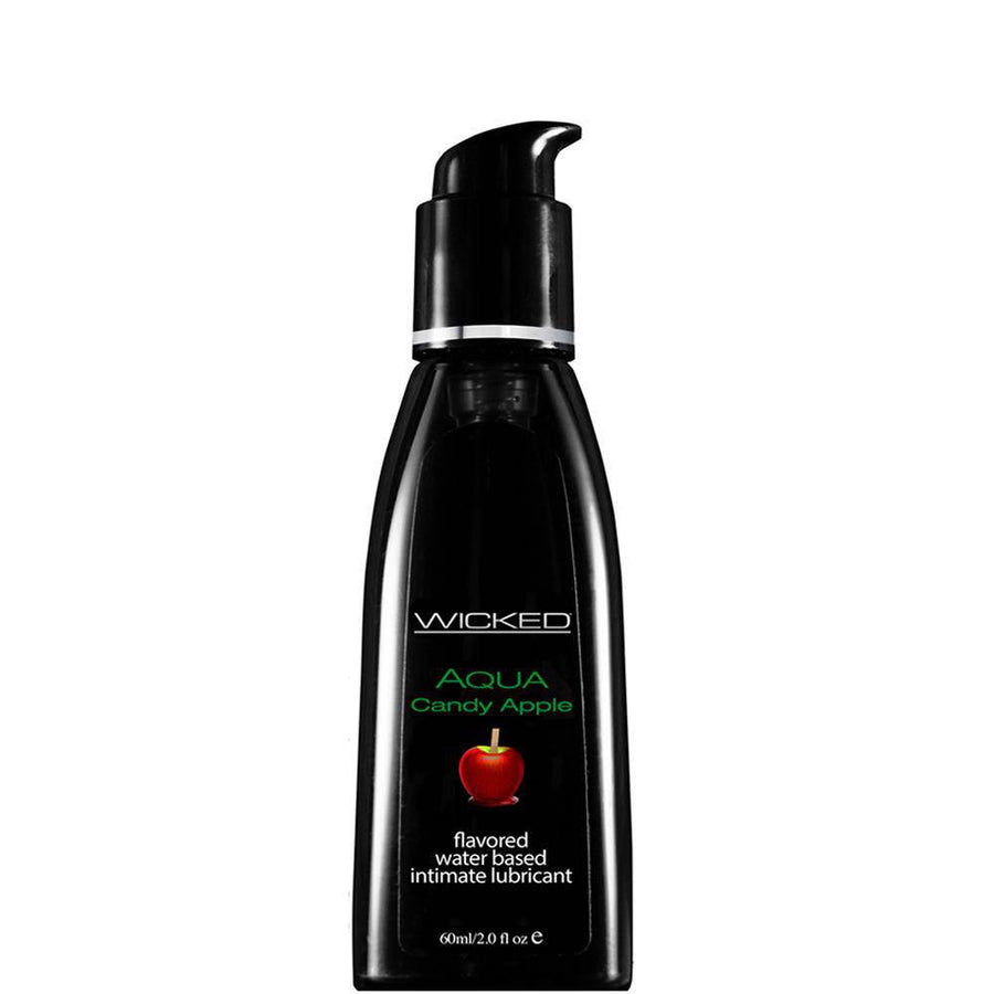 Wicked Aqua Flavoured Lube - Candy Apple - Wicked Wanda's Inc.