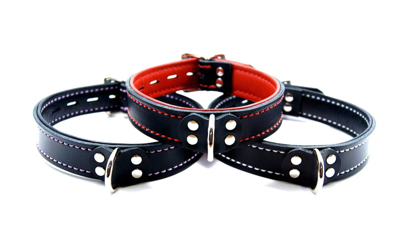 6Whips Lined Dee Ring Collar