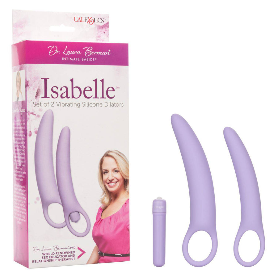 Isabelle Set of 2 Vibrating Silicone Dilators - Wicked Wanda's Inc.