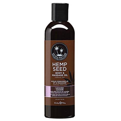 Hemp Seed Lavender Massage Oil pink cherry 2oz 