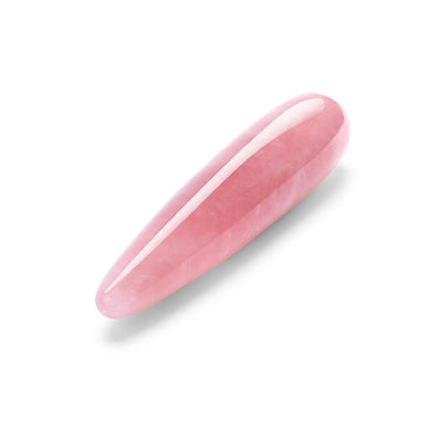 Le Wand Baguette en cristal de plaisir en quartz rose 