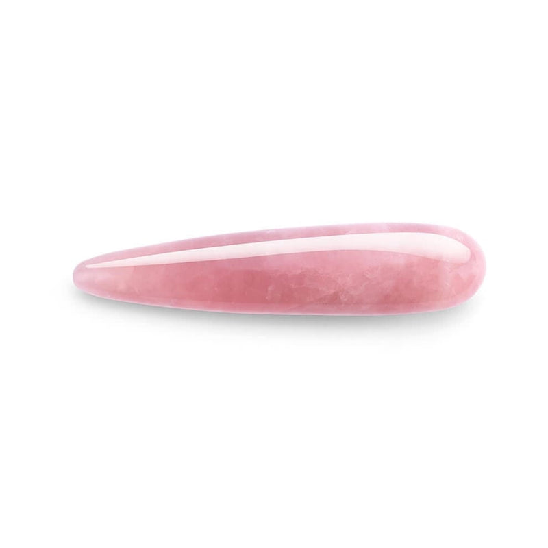 Le Wand Baguette en cristal de plaisir en quartz rose 