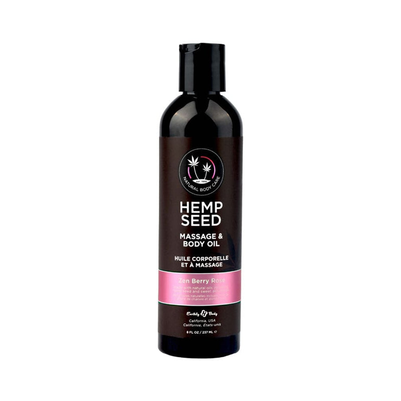 Hemp Seed - Massage & Body Oil - Zen Berry Rose