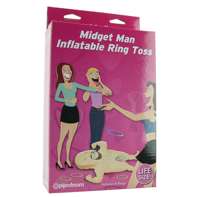 Pipedream Bachelorette Midget Man Inflatable Ring Toss. - Wicked Wanda's Inc.