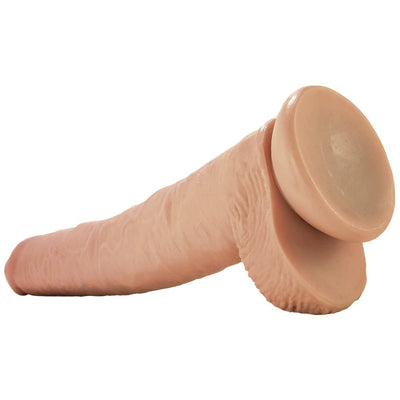 King Cock 14 Inch Cock with Balls in Tan