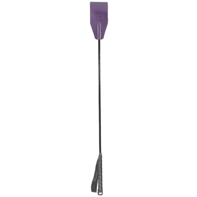 Rouge Purple Leather Riding Crop