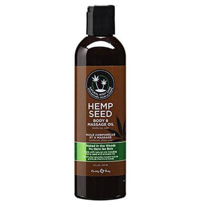 Hemp Seed Naked in the Woods Massage Oil Massage Oil pink cherry 2oz 