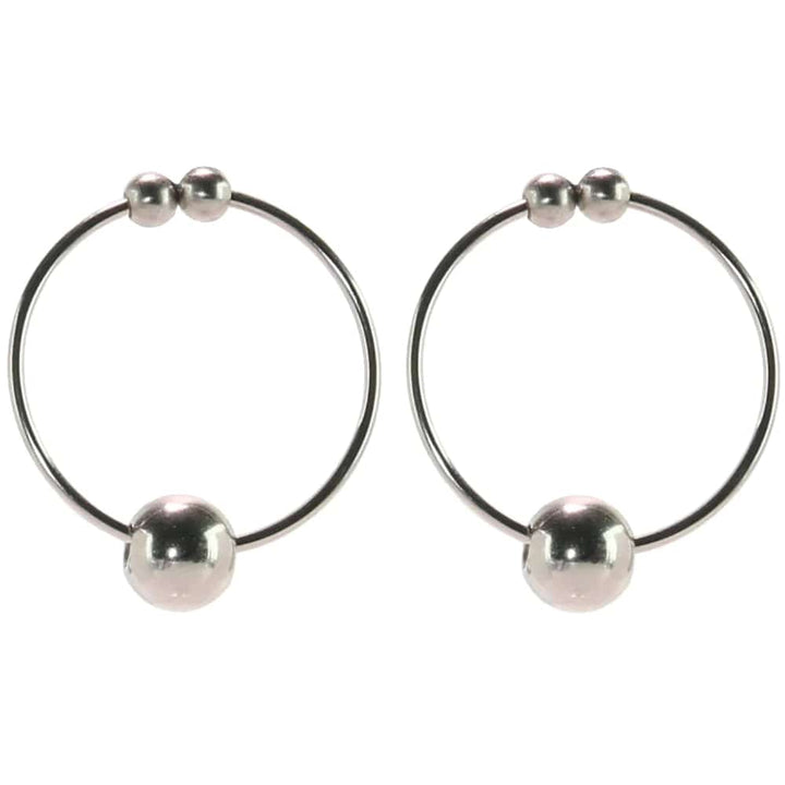 Calexotics nipple play Non-Piercing Nipple Rings in Silver