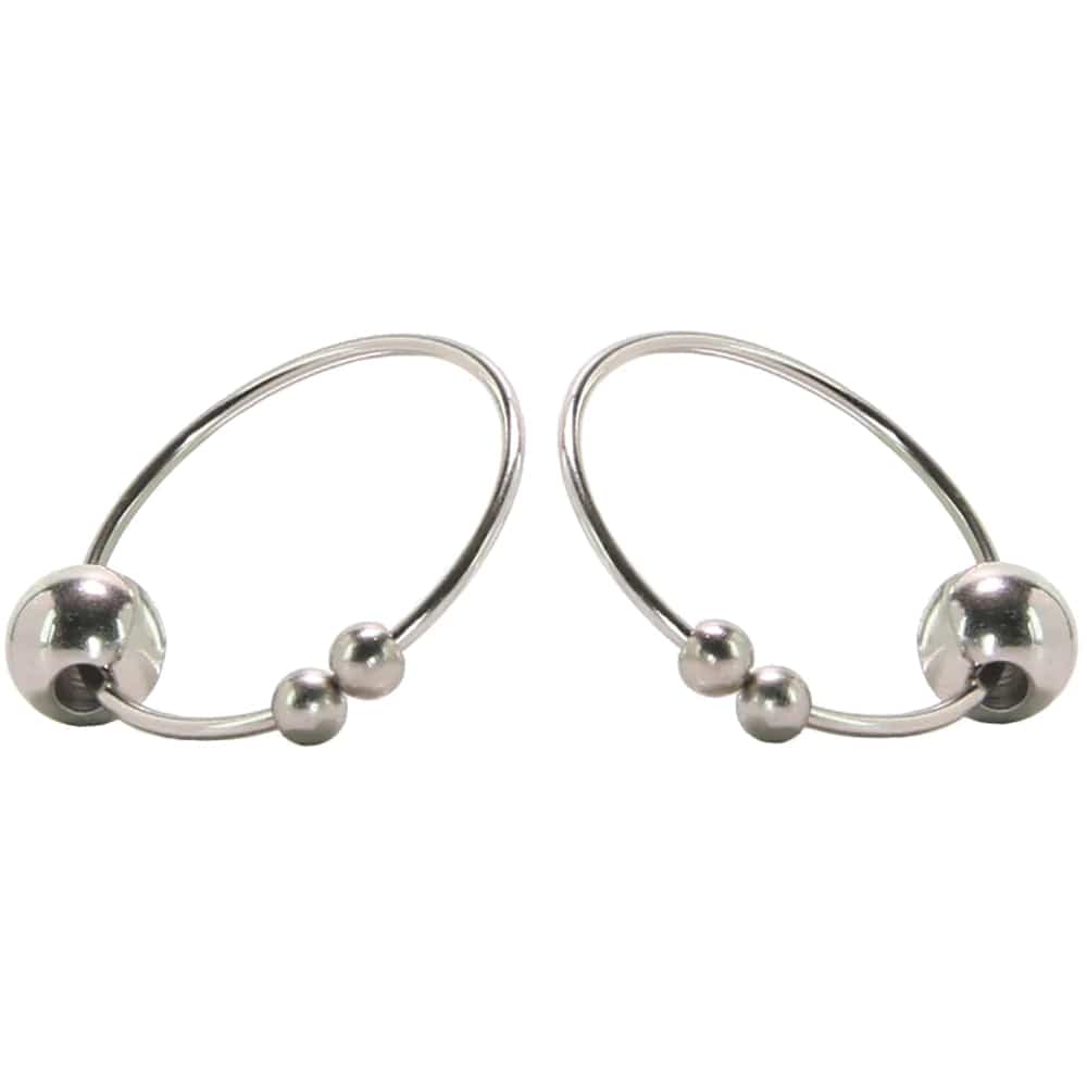 Calexotics nipple play Non-Piercing Nipple Rings in Silver