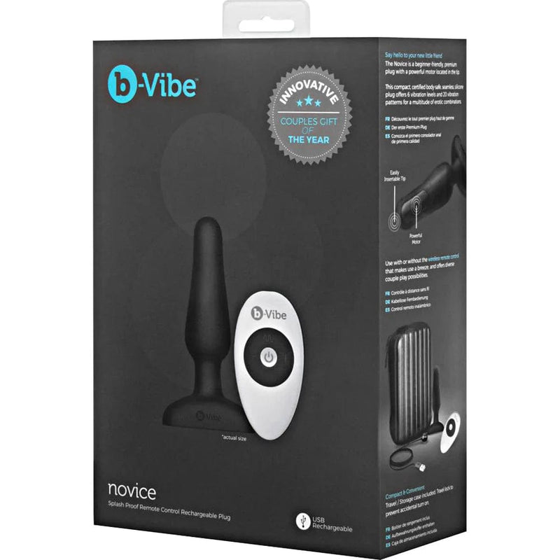 b-Vibe novice remote-controlled anal plug