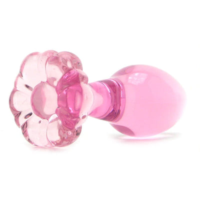 Pipedream Icicles No. 48 Hand Blown Glass Butt Plug in Pink