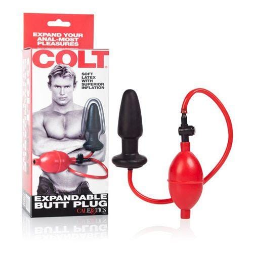 Calexotics Colt- Expandable Butt Plug - Black