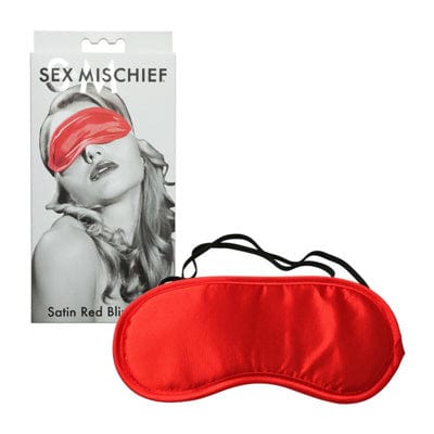 S&M Satin Blindfold - Red